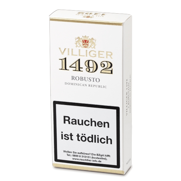 Villiger 1492 Robusto Zigarren Schachtel