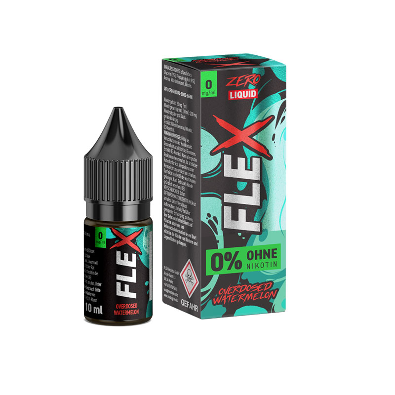 Revoltage Flex Overdosed Watermelon 0mg Liquid Flasche