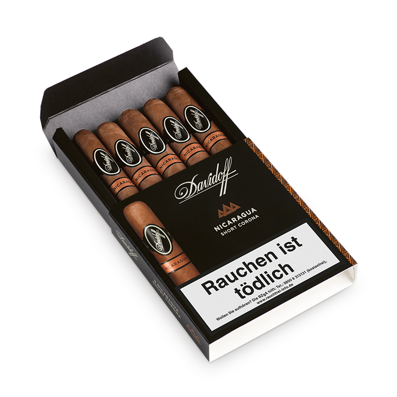 Davidoff Nicaragua Short Corona Zigarren Schachtel