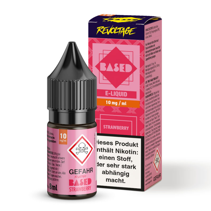 Revoltage Hybrid Based Strawberry 10mg Nikotinsalz Liquid