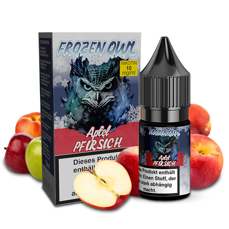 Frozen Owl Apfel Pfirsich 10mg Nikotinsalz Liquid