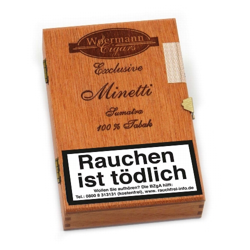 Exclusive Minetti Sumatra Zigarillos 16er Kiste