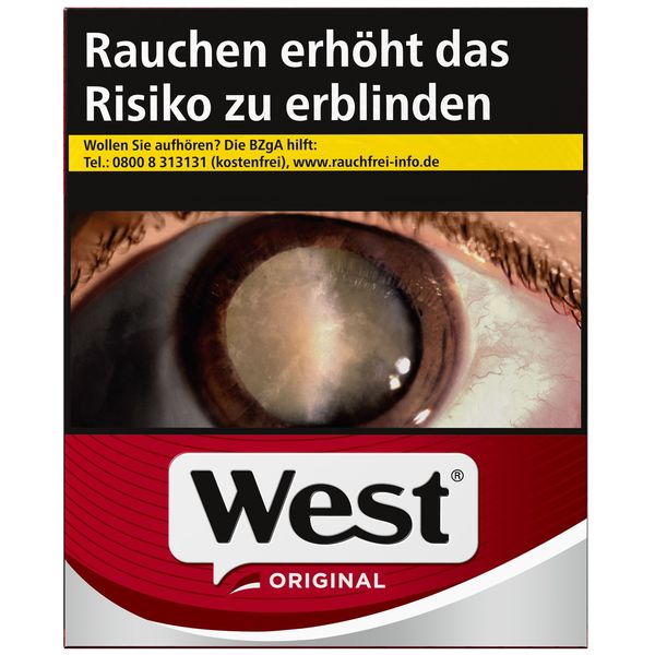 West Red Giga Zigaretten Schachtel