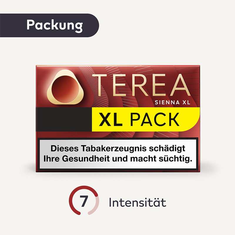 TEREA Sticks XL Sienna Packung