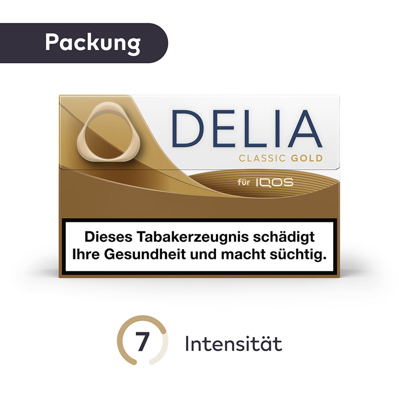 DELIA Classic Gold Sticks Packung