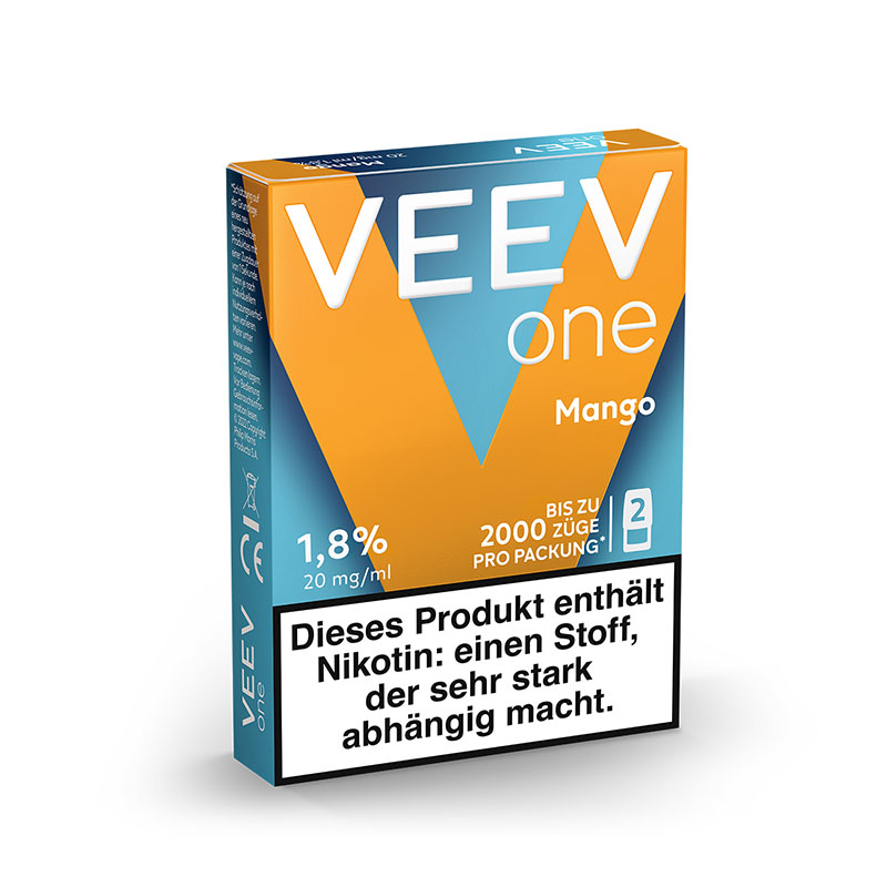Veev One Mango 20mg Prefilled Pods Packung Side