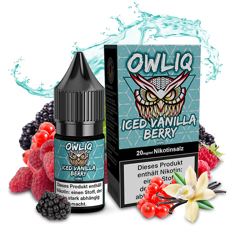 Owliq Iced Vanilla Berry 20mg Nikotinsalz Liquid