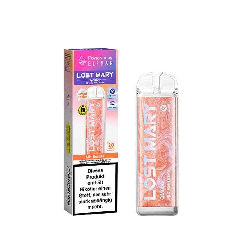 Lost Mary QM600 Mix Berries 20mg Einweg E-Zigarette