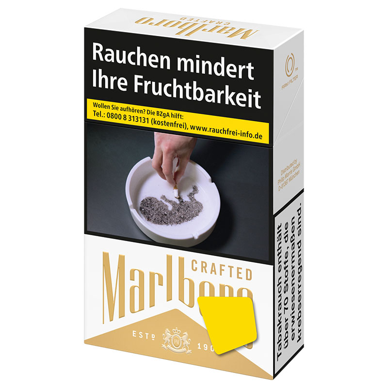Marlboro Crafted Gold OP Zigaretten Schachtel