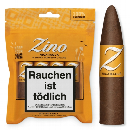 Zino Nicaragua Short Torpedo Zigarren Humibag