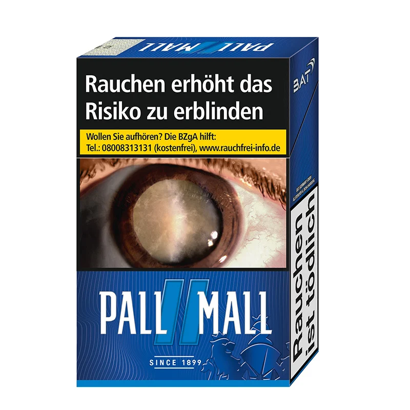 Pall Mall Blue OP Zigaretten Schachtel