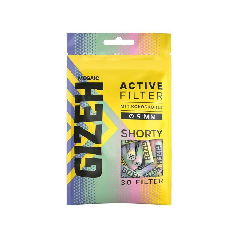 Gizeh Mosaic Aktivkohlefilter Packung