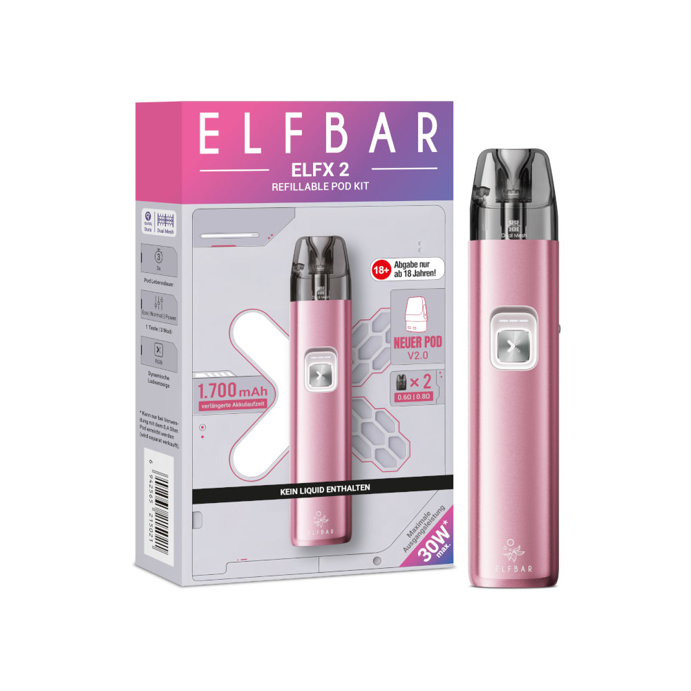 Elfbar Elfx 2 Pink Device E-Zigarette