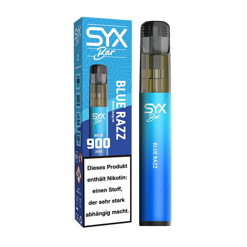 Syx Bar Blue Razz 20mg Einweg E-Zigarette