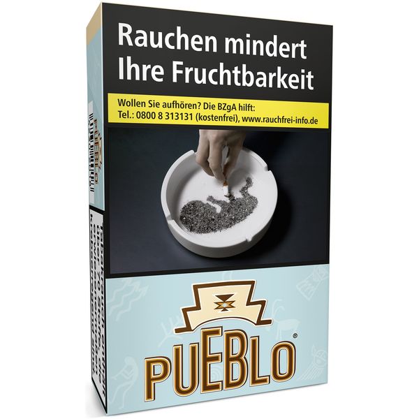 Pueblo Blue Original Pack Zigaretten Schachtel