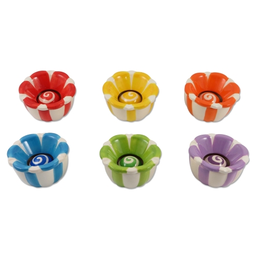 Windascher Keramik rund Blume