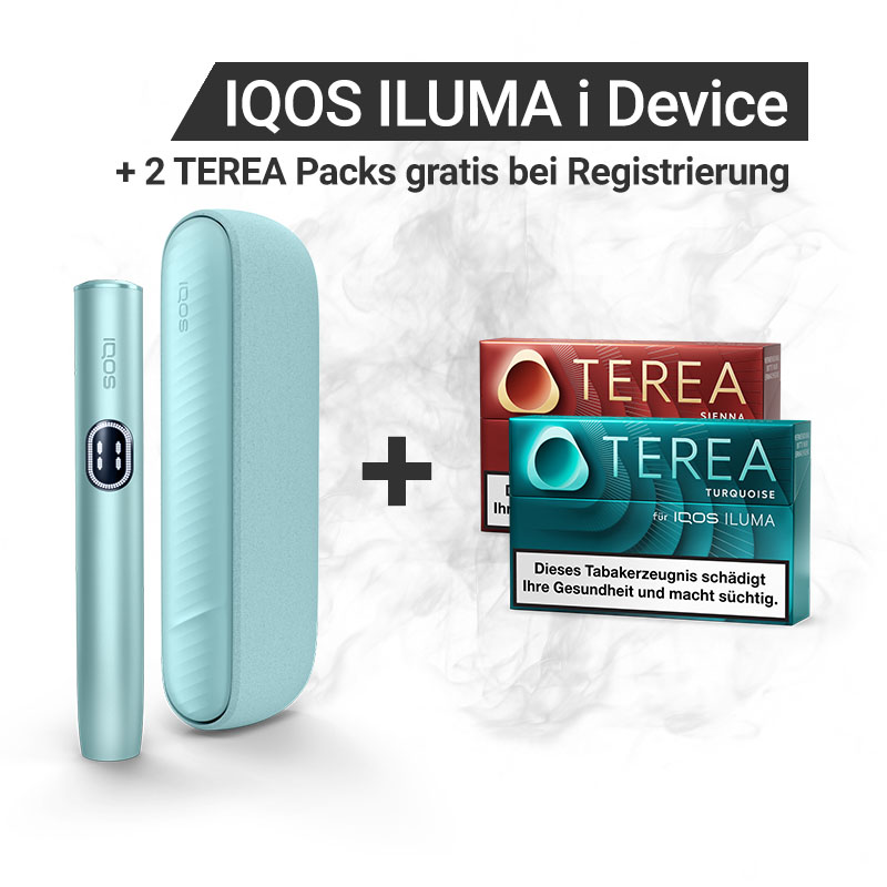 IQOS ILUMA i Breeze Blue + Gratis TEREA Packs