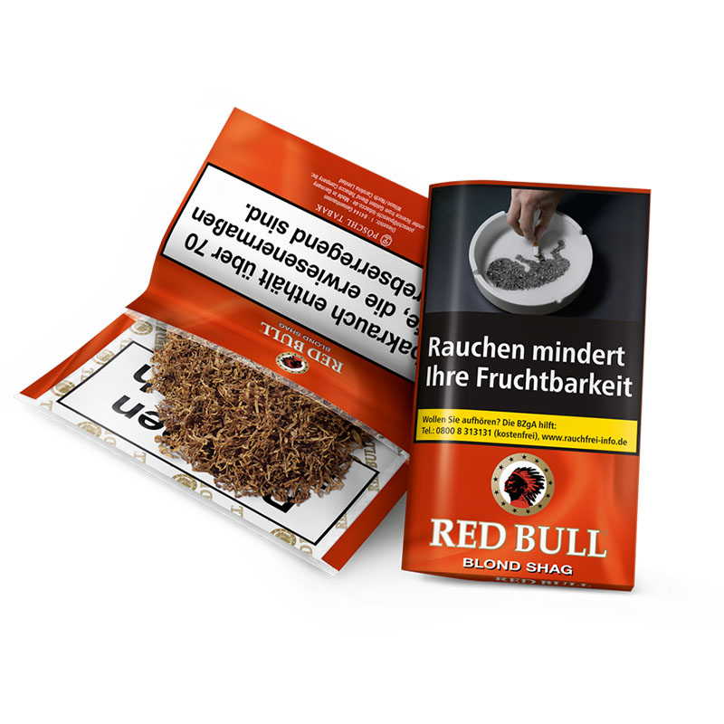Red Bull Blond Tabak Packung