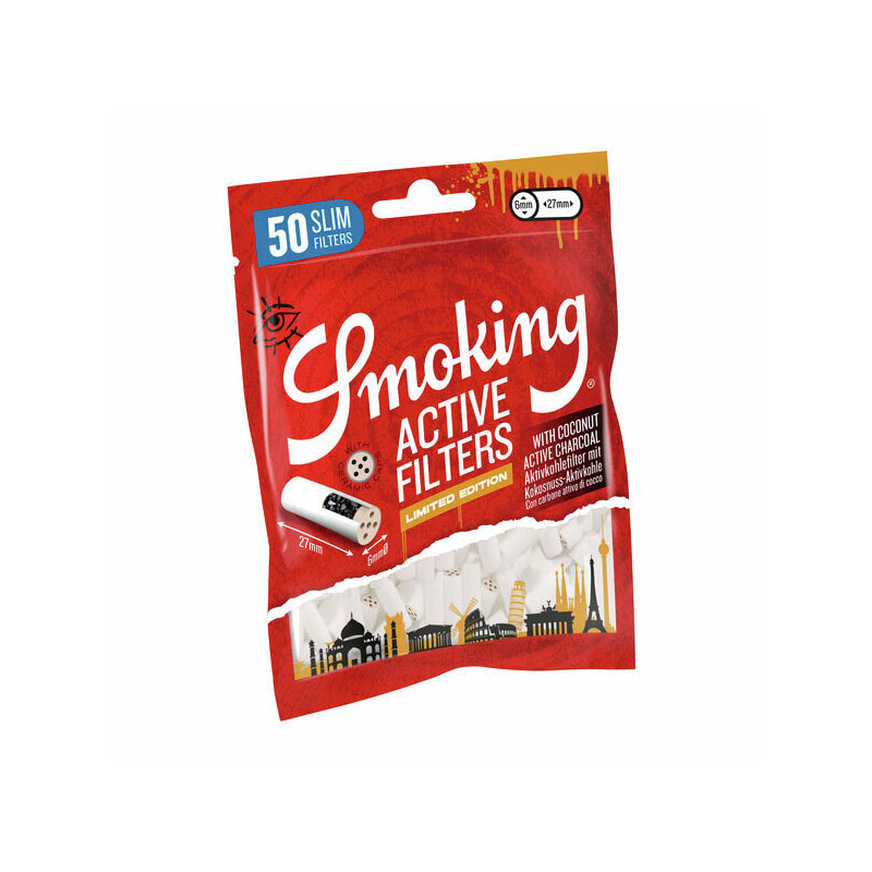 Smoking Slim Carbon Active Filter Packung