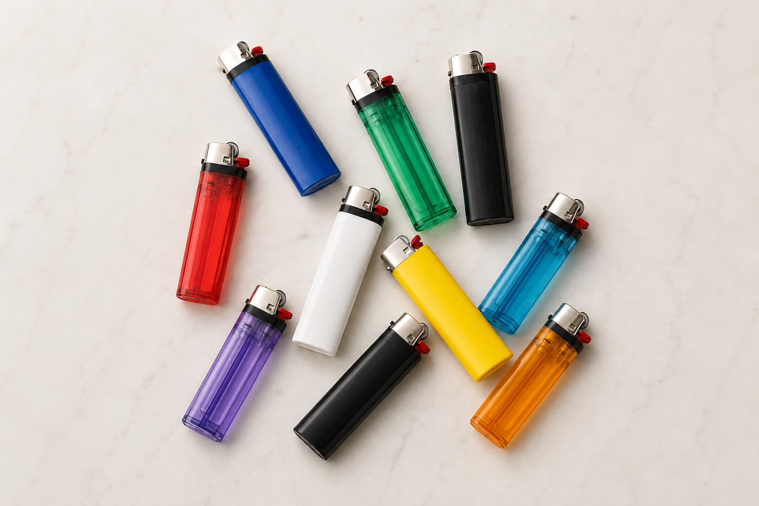 feuerzeuge-mehrere-farben