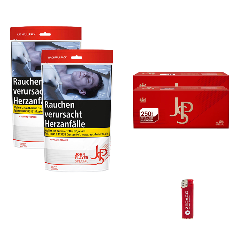 JPS Volumentabak Red XL Beutel Aktion Small Extra Hülsen