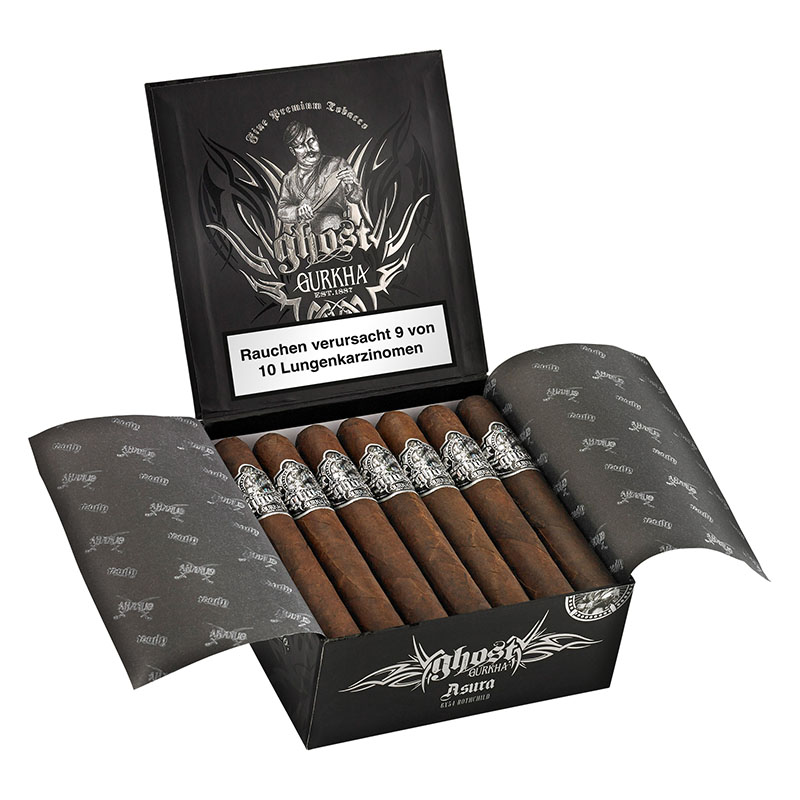 Gurkha Ghost Asura Zigarren Kiste Open