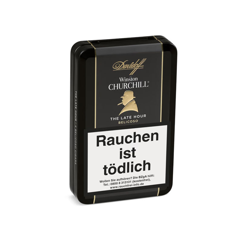 Davidoff Winston Churchill Late Hour Belicoso Zigarren Schachtel