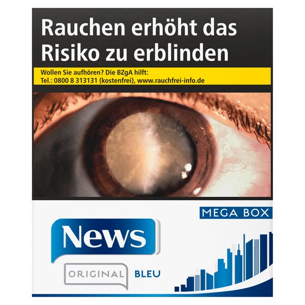 News Original Bleu 3XL Zigaretten Stange