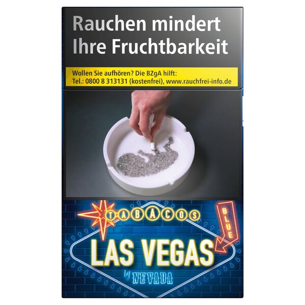 Las Vegas Blue Zigaretten Schachtel