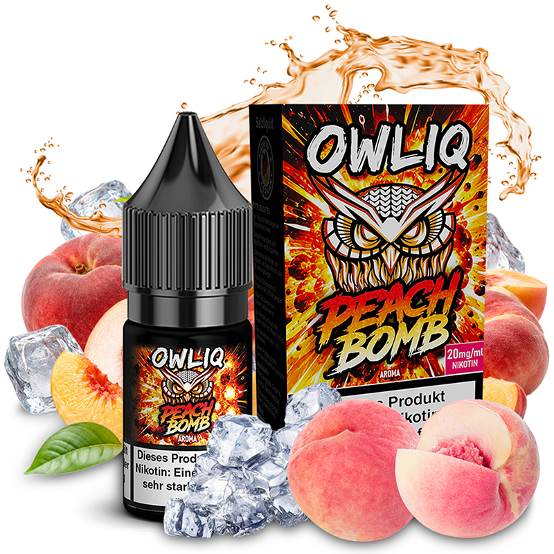 Owliq Peach Bomb 20mg Nikotinsalz Liquid