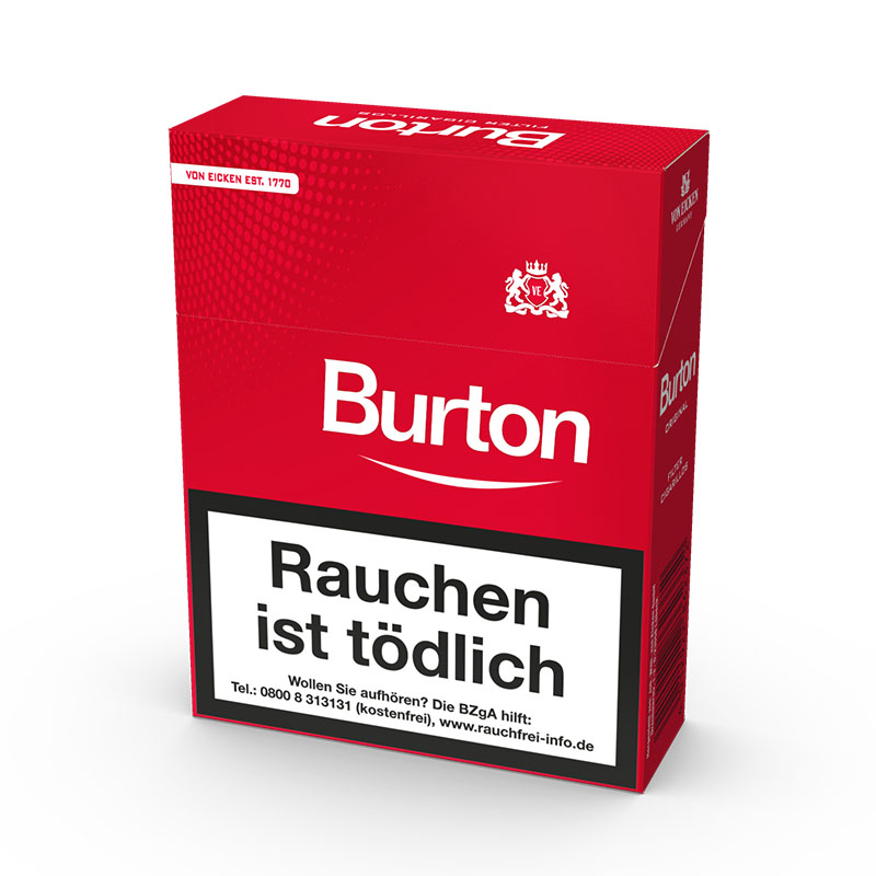 Burton Eco-Zigarillos Big Pack Naturdeckblatt Stange