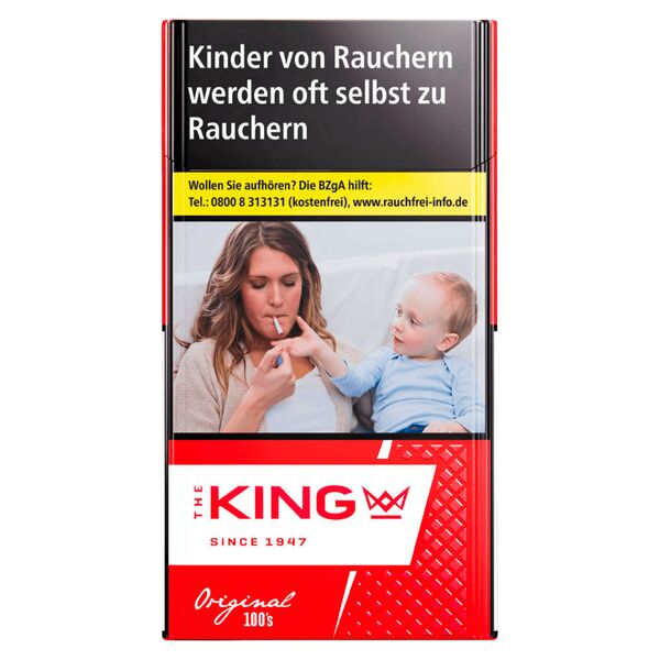 King Red 100 Zigaretten Schachtel
