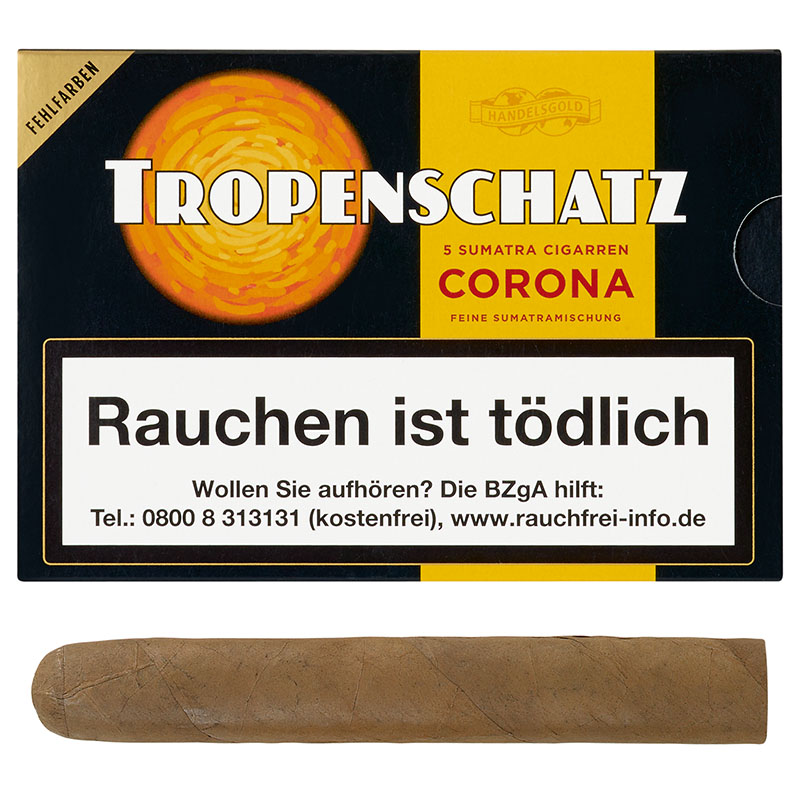 Tropenschatz Sumatra 421F Zigarren Schachtel 2