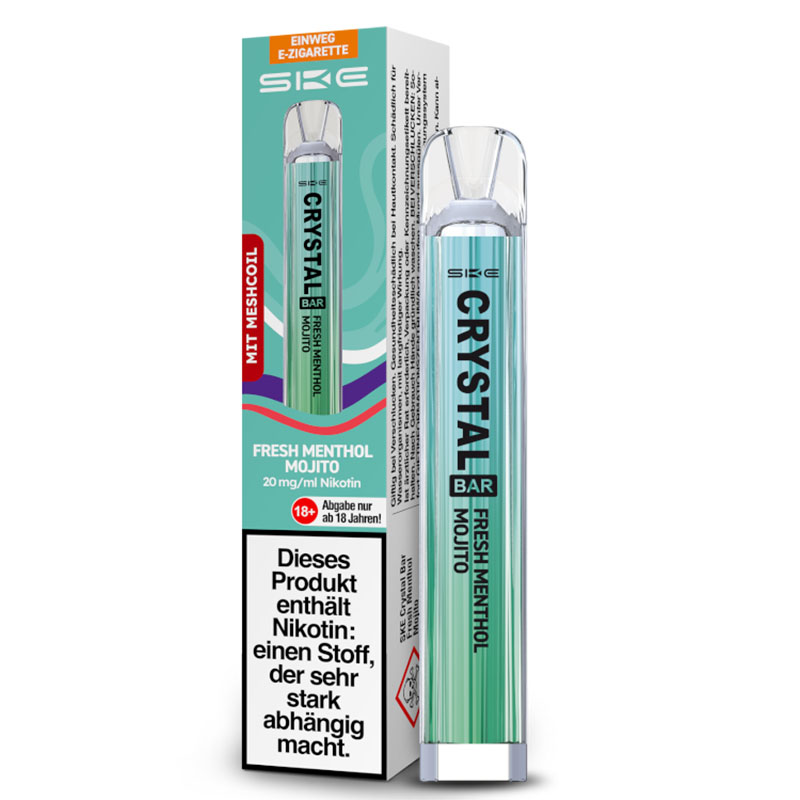 SKE Crystal Bar Fresh Menthol Mojito 20mg Einweg E-Zigarette