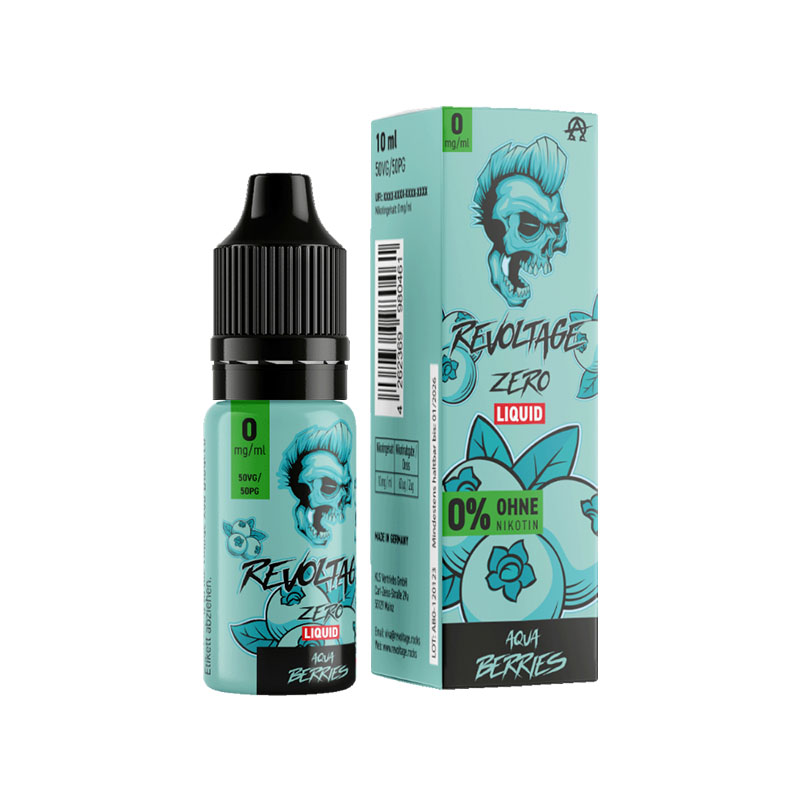 Revoltage Hybrid Nikotinsalz Liquid Aqua Berries 0mg
