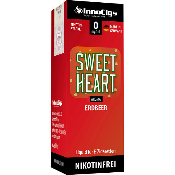 E-Liquid Innocigs Sweetheart Erdbeer 0mg