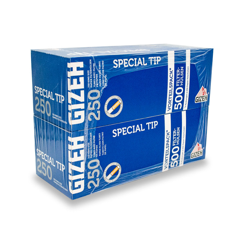 Gizeh Special Tip 500er Filterhülsen Packung