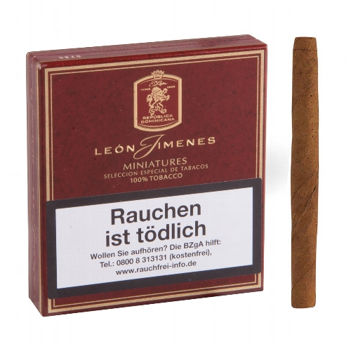Leon Jimenes Miniatures Zigarillos Schachtel