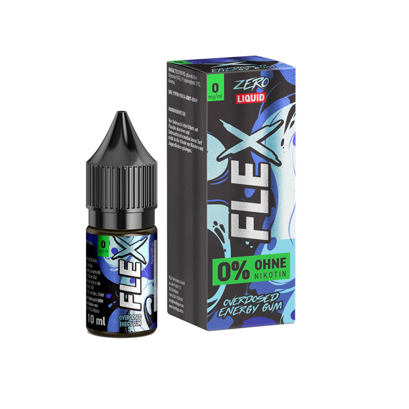 Revoltage Flex Overdosed Energy Gum 0mg Liquid Flasche