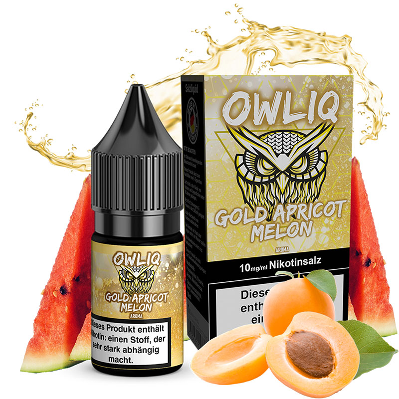 Owliq Gold Apricot Melon Nikotinsalz Liquid