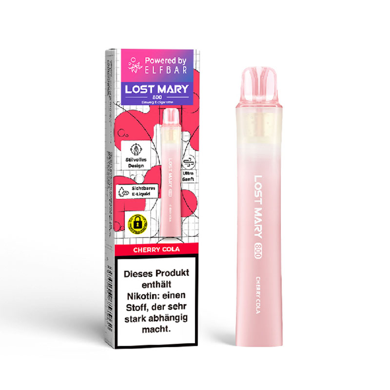 Lost Mary 800 Cherry Cola 20mg Einweg E-Zigarette