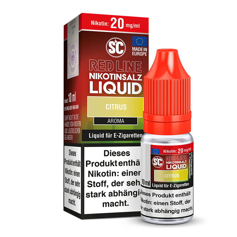 SC Red Line Citrus Nikotinsalz Liquid 20mg