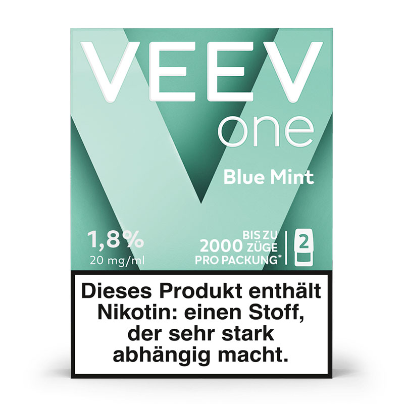 Veev One Blue Mint 20mg Prefilled Pods Packung Front