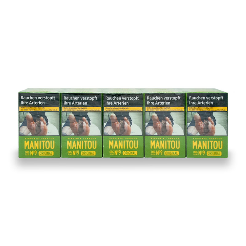Manitou No.9 Green Original Pack Zigaretten Stange