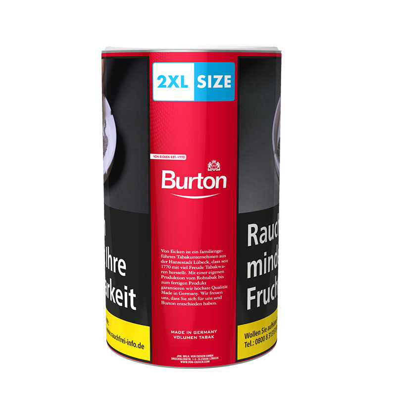 Burton Red XL Volumentabak Dose