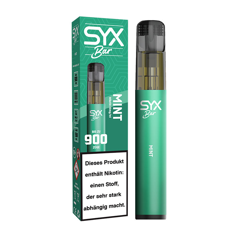 Syx Bar Mint 20mg Einweg E-Zigarette jetzt online bestellen! Syx Bar Mint 20mg Einweg E-Zigarette jetzt online bestellen!