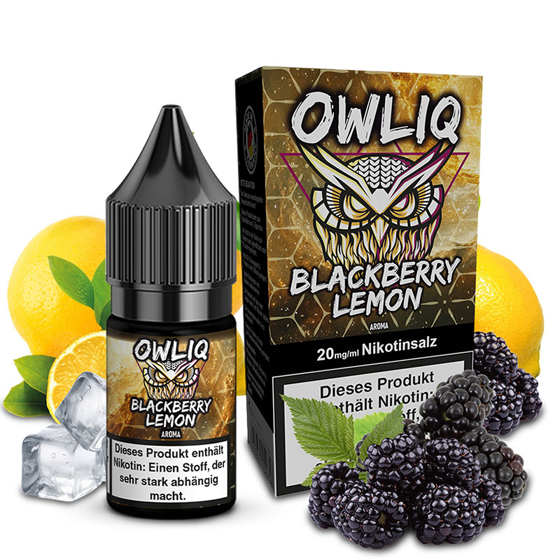 Owliq Blackberry Lemon 20mg Nikotinsalz Liquid