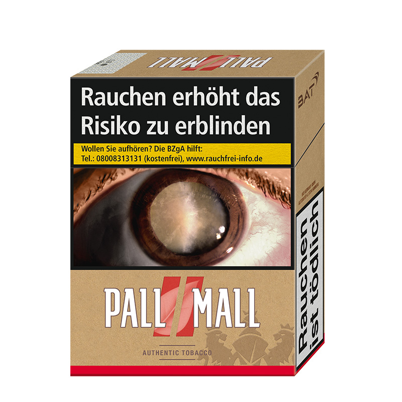Pall Mall Authentic Red XXL Zigaretten Schachtel