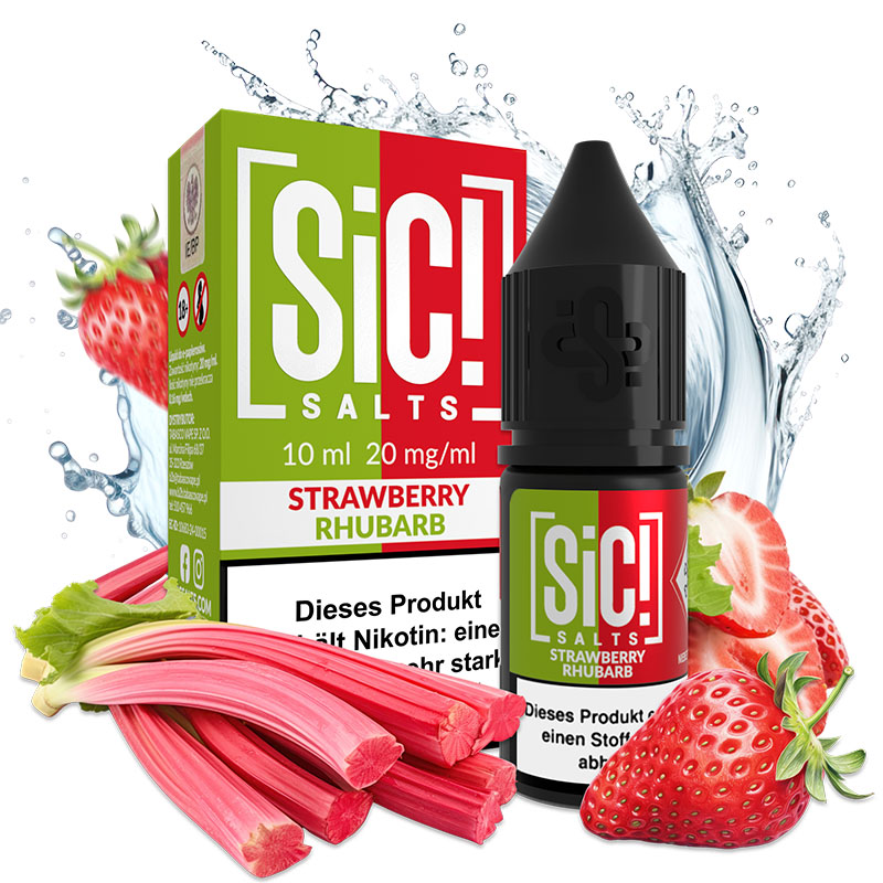 SiC! Salts Strawberry Rhubarb 20mg Nikotinsalz Liquid