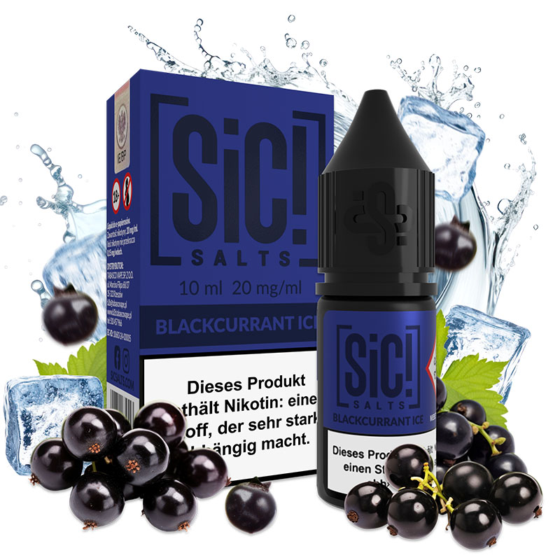 SiC! Salts Blackcurrant Ice 20mg Nikotinsalz Liquid
